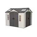 LIFETIME Alloy Steel 10 FT. X 8 FT. OUTDOOR STORAGE SHED (Model 60001) Brown