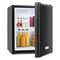 KLARSTEIN Mini Frigo de Chambre de 23L pour Snacks et Boissons, Petit Frigo Top Silencieux, Mini Bar, Petit Réfrigérateur Camping, Mini Frigo Cosmetique, Refrigerateur avec Étagères Réglables, 5-15°C