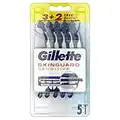 Gillette SkinGuard Sensitive Rasoio Usa E Getta, Clinicamente Testato Per Le Pelli Sensibili, 5 Pz