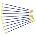 10pcs Tiro con Arco Sucker Flechas de Juguete Práctica Succión Flechas Arco Juguete para Niños Adulto 42cm