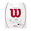 Wilson Revolve Tennis String, White, 16-Gauge