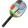 BLACK+DECKER Electric Fly Swatter & Fly Zapper- Bug Zapper Racket Indoor & Outdoor- Handheld, Heavy- Duty Mosquito Swatter, Battery- Powered, Non- Toxic Safe for Humans & Pets Fly Swatters