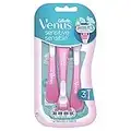 Gillette Venus Disposable Razors For Women, Venus Sensitive Womens Razors, 3 Count