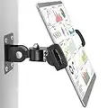 iTODOS Tablet Wall Mount for iPad,Galaxy Tabs, iPhone, Kindle Fire HD, Kindle Paper White,Google Nexus7/11,Switch, Vehicle GPS,360°Adjustment Compatible with 7~12.9 inch Tablet and Cellphone