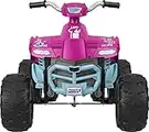 Fisher-Price Power Wheels Barbie Pink Racing ATV, 12V battery-powered ride-on vehicle for preschool kids ages 3-7 years (Amazon Exclusive)