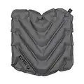 Klymit V Seat, Lightweight Inflatable Travel Cushion, Best for Camping, Bleachers, or Glassing Pad , Gray