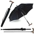 Wrzbest Auto Open Umbrella, Fashion Umbrella, Lightweight, Windproof for Festival, Birthday,Father's Day,elderly Men, Climbing,Hiking