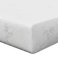 Vesgantti Single Mattress 7.5 Inch Memory Foam Mattress Medium Firm with Convoluted Foam and High-Density Foam - 90x190x19cm, CertiPUR-US Certified