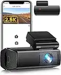 EUKI 2.5K Dash Cam, WiFi Car Camera, Front Dash Camera with Magnetic Mount, Smart App Control, 24h Parking Mode, Loop Recording, WDR, G-Sensor, Support 256GB Max