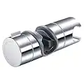 Joyoldelf Support de Douche à Main Remplaçable, Support de Pommeau de Douche, 18-25MM à Diamètre Réglable, ABS Chromé