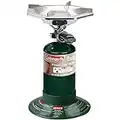 Coleman Bottletop Propane Camping Stove, Portable 1-Burner Adjustable Stove with Wind Baffles, Pressure Regulator, and 10,000 BTUs of Power; Great for Camping, Hiking, Backpacking, & More