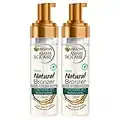 2x Garnier Ambre Solaire Natural Bronzer Mousse Autoabbronzante con Acqua di Cocco Idratante - 2 Flaconi Spray da 200ml