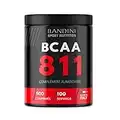 BANDINI® BCAA 8.1.1 500 comprimés - BCAA 811 Acides aminés à chaîne ramifiée, Leucine, Isoleucine, Valine avec vitamines B1 et B6 - Supplément pré et post-entraînement - 100% Vegan