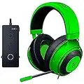 Razer Kraken Tournament Edition - Casque de jeu filaire avec contrôleur audio USB (THX Spatial Audio, Contrôle Audio Complet, Haut-parleurs Personnalisés de 50mm, Conception ergonomique) Vert