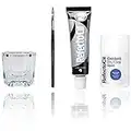 Refectocil Eyelash Eyebrow Tint Dye Kit Pure Black No.1 + Brush Dish Developer