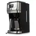 CUISINART DGB-800C Cuisinart Fully Automatic 12-Cup Burr Grind & BrewTM Coffeemaker, Black/Silver, 1 Count, Silver