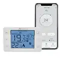 Cronotermostato digitale Wifi dual band ad incasso o da parete compatibile con Alexa - Alimentazione 220V - Plikc Neve X W