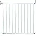 BabyDan Aarhus Basic Metal Safety Stair Baby Gate 72cm - 78.5cm. White. Made in Denmark.