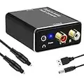 Digital to Analog Audio Converter, Friencity DAC Digital SPDIF Optical to Analog L/R RCA, Toslink Coaxial to Stereo 3.5mm Aux Jack Speaker for TV DVD PS4 TV Box Amp Xbox Home Cinema Bluetooth Adapter