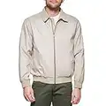 Dockers Men's Micro Twill Golf Bomber Jacket, Khaki, Large