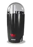 SOGO SS-550 Mini Moulin à café électrique, Acier Inoxydable, 0.36 kilograms, Noir