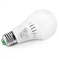 Elrigs Bombilla con Sensor de Movimiento y Crepuscular Inteligentes e27 Luz Blanco Calido 3000k 7w Led (60w) 3-Via-Regulable de Rango/Duración/Detector de luz para pasillo exterior