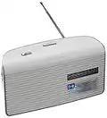 Grundig Music 60, empfangsstarkes Radio im modernen Design, white/silver