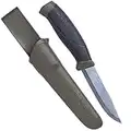 Mora Couteau Companion MG Noir/Kaki, Lame 10,5 cm