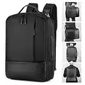 Gimars Diseño 3 en 1 Mochila para Ordenador Portátil 15.6 Pulgadas Mochila Portátil Antirrobo con Puerto de Carga USB Mochila Escolar Unisex Multifuncional para Negocio Viaje Avión,Negro