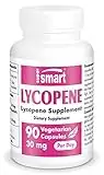 Supersmart - Lycopene 30 mg por dosis - Extracto de licopeno de tomate estandarizado al 10% de licopeno - Aumenta los niveles de licopeno en la sangre - Salud de la próstata | Sin OGM y sin gluten