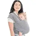 KeaBabies Baby Wrap Carrier, 2 Colors, One Size Fits All, Grey
