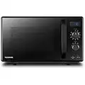 Toshiba 900w 23L Microwave Oven with 1050w Crispy Grill, Energy Saving Eco Function, 8 Auto Menus, 5 Power Levels and Position Memory Turntable - Black - MW2-AG23PF(BK)