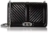 Rebecca Minkoff Chevron Love Quilted Crossbody Bag for Women – Versatile Women’s Crossbody Purse, Quality Leather Handbag for Women, Quilted Shoulder Bag, Chain Purse