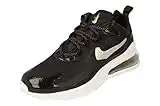 Nike Women's Air Max 270 React Casual Shoes (7, Black/Metallic Silver/Metallic Gold)