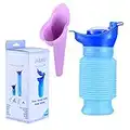 Emergency Urinal, Portable Shrinkable Urinal, Mini Male Female Outdoor Travel Personal Mobile Toilet, Potty Pee Urine Bottle for Kids, Adult, Ladies, Traffic Jam, Camping, Travel, Queuing(750 ML)