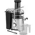 WMF Kult X Entsafter elektrisch Obst Gemüse aus Edelstahl, 500W, Slow Juicer für große Fruchtstücke, Saftkrug 1,2l, Schaumfilter, 2 Geschwindigkeitsstufen, edelstahl matt