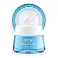 Vichy Hydrating Rich Facial Cream Moisturizer, Aqualia Thermal Rich Face Cream with Natural Origin Hyaluronic Acid for Dry & Extra-Dry Skin, Hydrates, Soothes & Moisturizes, Paraben-Free, 50mL