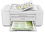 Canon PIXMA TR4651 Imprimante A4 Recto Verso avec Chargeur de Document WiFi Multifonction (imprimante Photo sans Bordure Maison Scan Copie) pour PC et Smartphone, Blanc