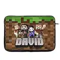 Getagift Personalised ANY NAME Cool Pixel Art funny Video Gamer, Gaming Enthusiast Birthday Gift for Kids, Boys, Girls, Back to School, iPad Air/Pro/Mini, Laptop Sleeve/Cover. (14 inch)