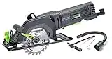 Genesis 4.0 Amp 4-1/2 in. Compact Circular Saw with 24T Blade, Rip Guide, Vacuum Adapter, and Blade Wrench (GCS445SE)