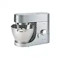 De’Longhi Chef Titanium Kitchen Machine, Stainless Steel - 5 qt - Kitchen Mixer - 800W Motor & Electronic Variable Speed Control - Includes Dishwasher-Safe Work Bowl & Three Mixing Tools