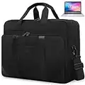 17 inch Laptop Bag Large Briefcases for men women Travel Laptop Case Shoulder Bag Durable Carrying Case 17.3 inch Waterproof Computer Messenger Bag for Travel Business School