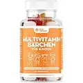 Kinder Multivitamin Fruchtgummis mit Zink, Vitamin C & Vitamin D - Vitamine für Kinder ab 3 Jahren - Zink für das Immunsystem - Kindervitamine (60 Gummis)