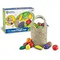 Learning Resources Bolsa de la Compra con Frutas y Verduras recién recolectadas New Sprouts