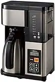 Zojirushi EC-YTC100XB Coffee Maker, 10-Cup, Stainless Steel/Black