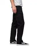 Dickies Men's Regular Straight Stretch Twill Cargo Pant, Black, 32x30