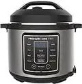 Drew&Cole Pressure King Pro 14-in-1 Digital Pressure Cooker – 4.8L Capacity – Improved Design - Enhanced Non-Stick Coating – Oven & Dishwasher Safe - Great for Easy Family Meals - Charcoal Grey