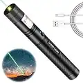 Long Range Laser Pointer 10000 Feet Visible Beam, Green Laser Pointer High Power for Astronomy Hunting and Presentation