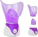 Facial Steamer,Nano Ionic Face Steamer for Home Facial,Face Sauna Spa Sinuses Moisturizing Cleansing Pores for for Women Moisturizing Home SPA