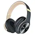 DOQAUS Wireless Headphones, [52 Hrs Playtime] Bluetooth Headphones with 3 EQ Modes, Hi-Fi Stereo Over Ear Headphones with Microphone and Comfortable Earpads for iPhone/TV/Travel/Office (Shadow Gray)